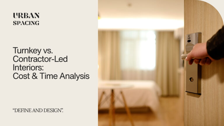 Turnkey vs contractor interior design comparison, with welcoming to a finished luxury bedroom..